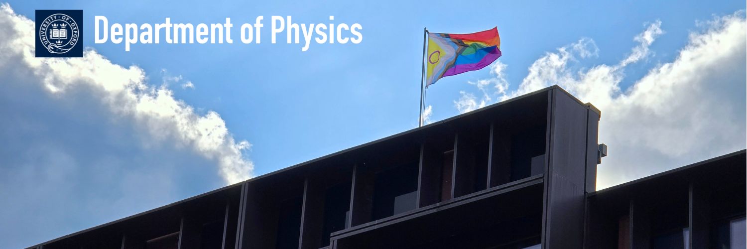Department of Physics at University of Oxford's banner