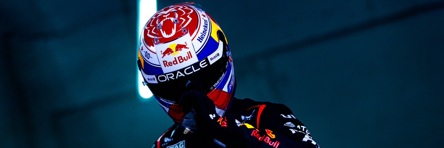 Max Verstappen's banner