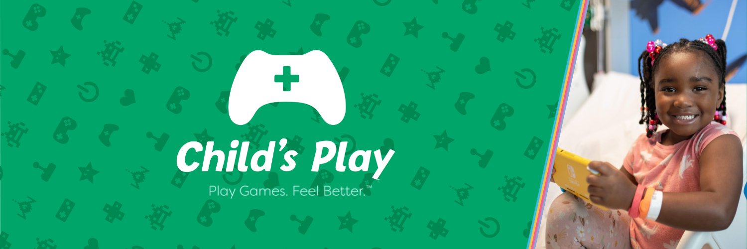 Child's Play Charity's banner