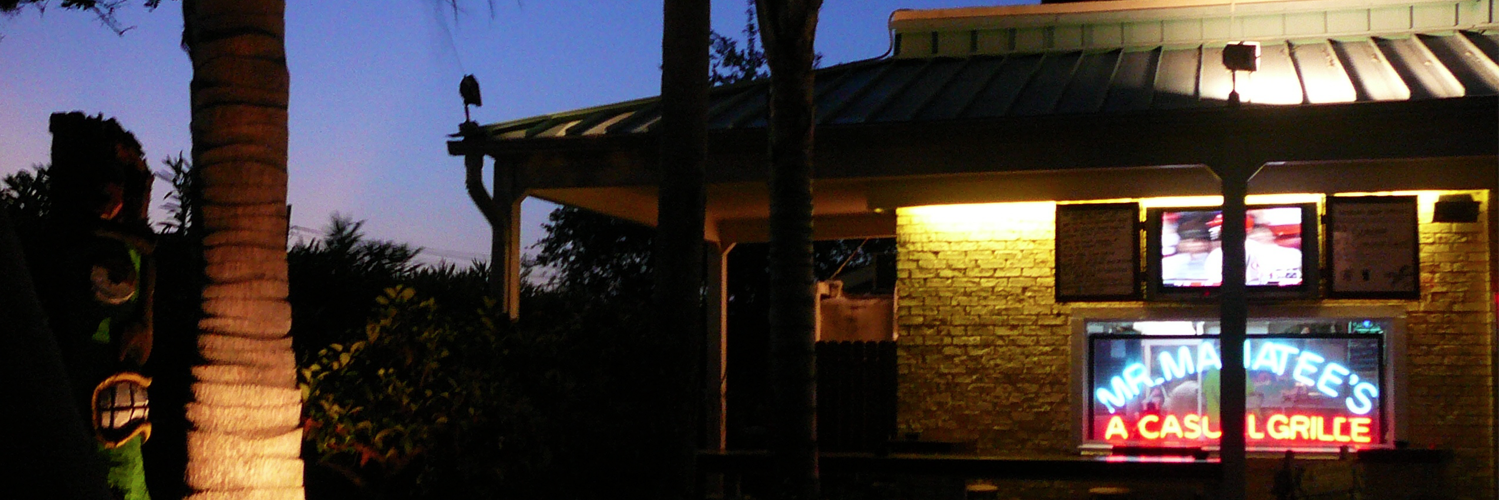Mr. Manatee's Grille banner
