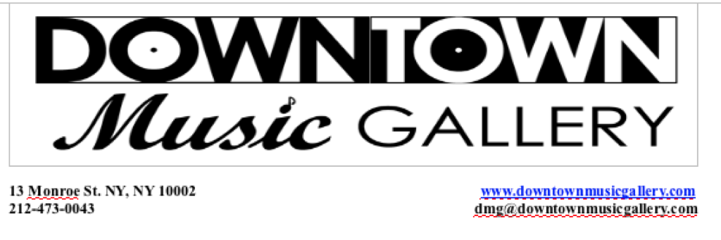 Downtown Music Gallery banner