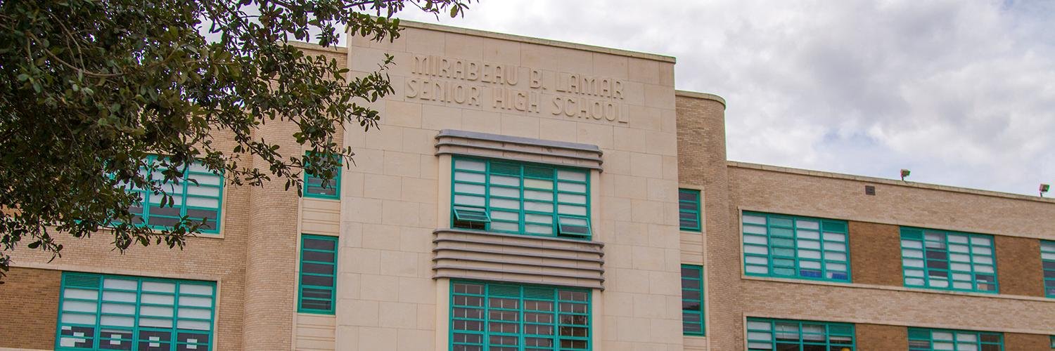 Lamar High School banner