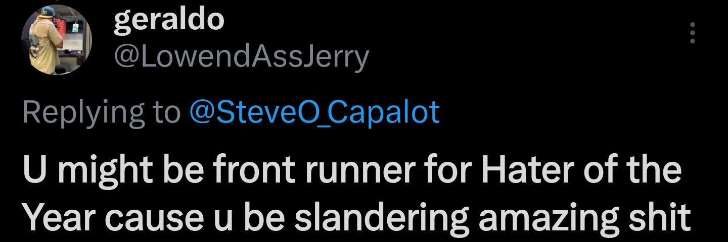 Cantankerous Steve 🚨's banner