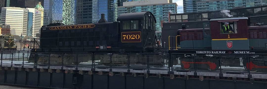 Toronto Railway Museum's banner