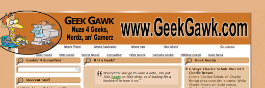 Geek Gawk banner