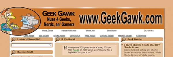 GeekGawk Profile Banner