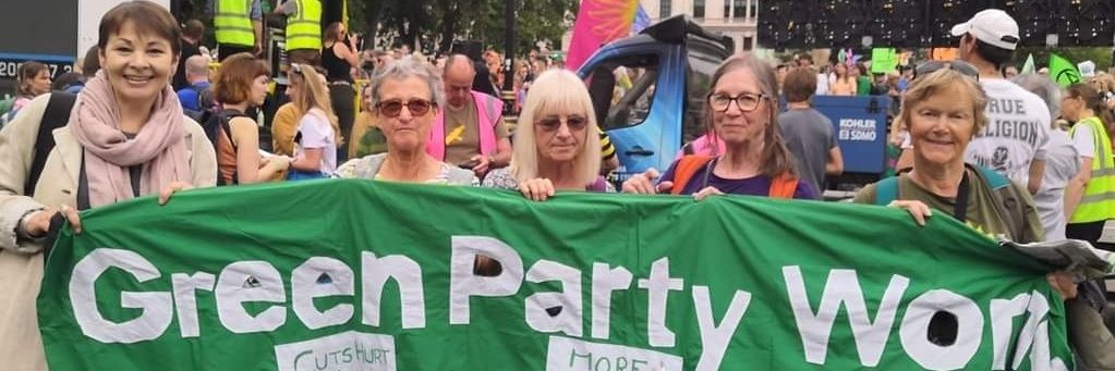 Green Party Women #ForWomenAndPlanet's banner