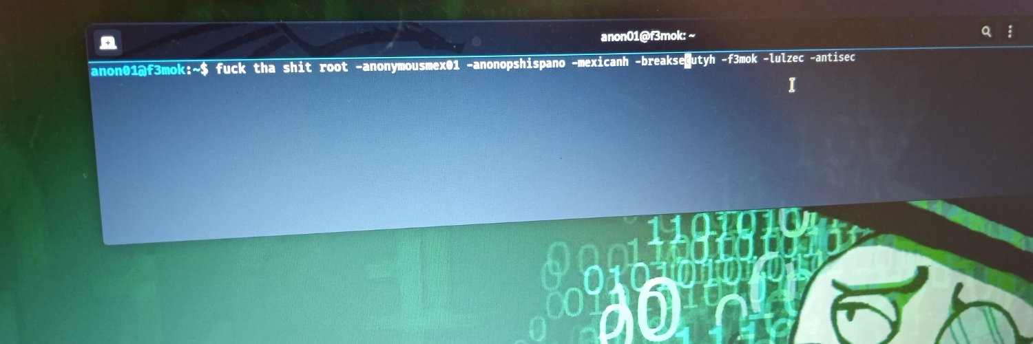 Anonymous México 🇲🇽 banner