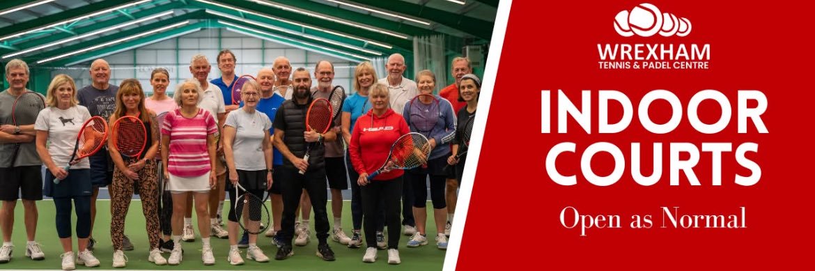 Wrexham Tennis & Padel Centre banner