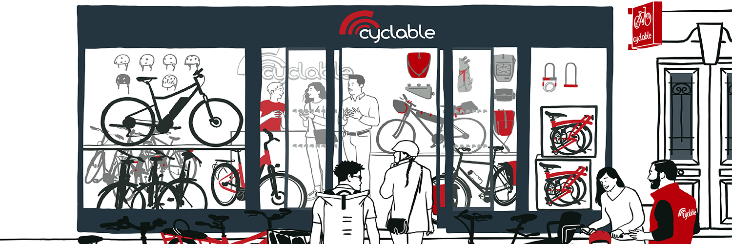 Cyclable banner