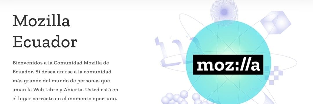 Mozilla Ecuador banner