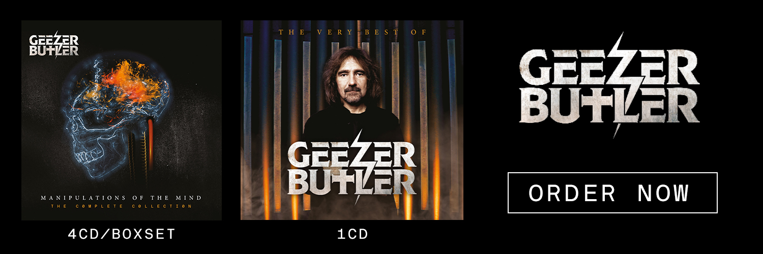 Geezer Butler's banner