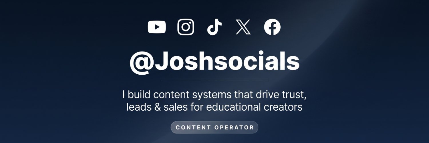 Joshsocials's profile banner image