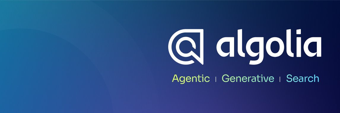 Algolia banner