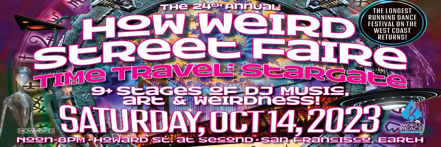 How Weird Street Faire banner