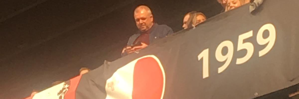 Jimmy McBride's banner