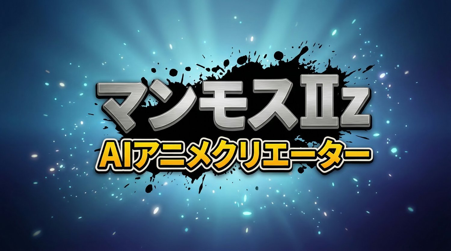 マンモスⅡz｜AIアニメクリエーター banner