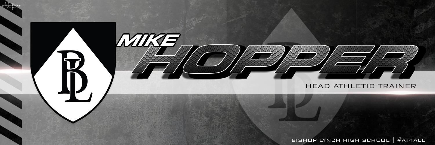 Mike Hopper, MS, LAT, ATC's banner