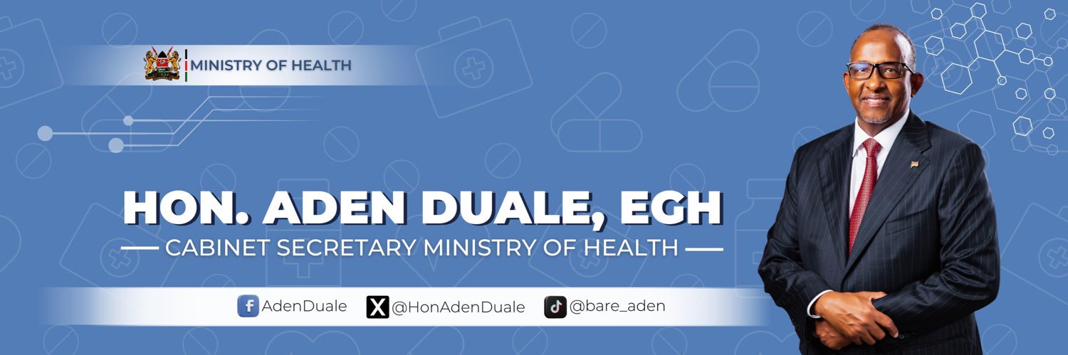 Hon. Aden Duale, EGH's banner