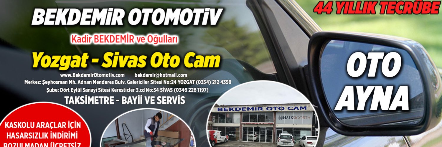 bekdemirotocam's profile banner image