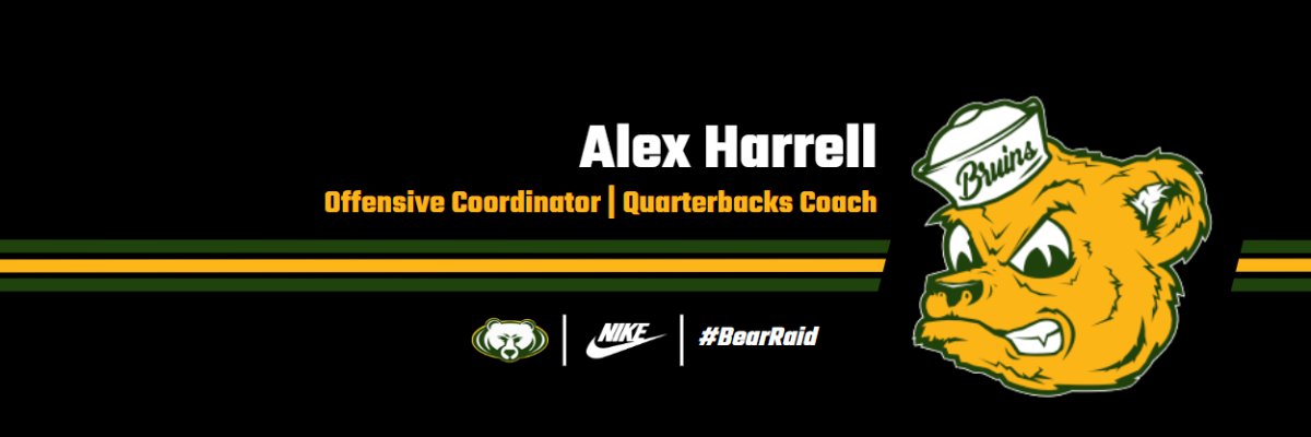 Coach Alex Harrell's banner