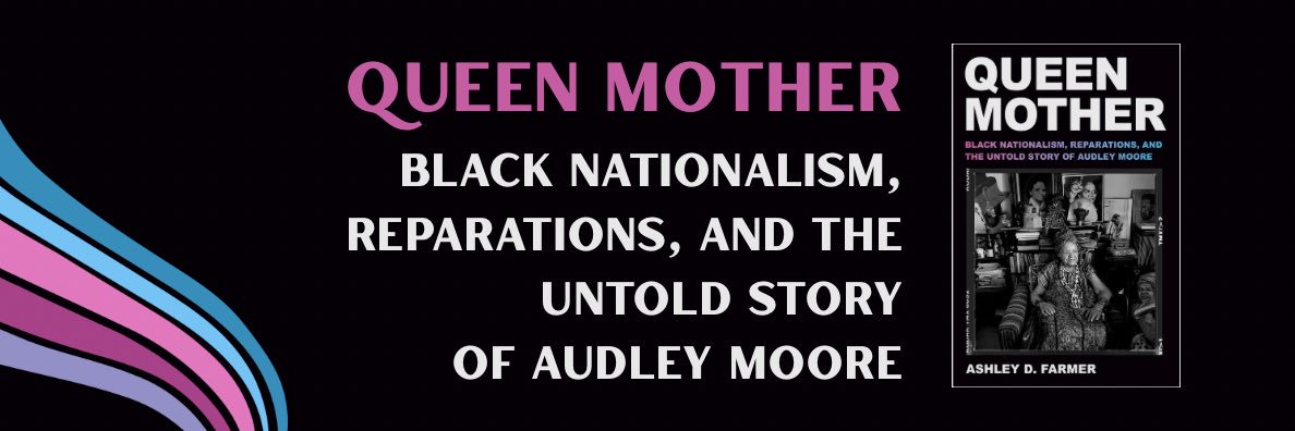 Ashley D. Farmer's banner