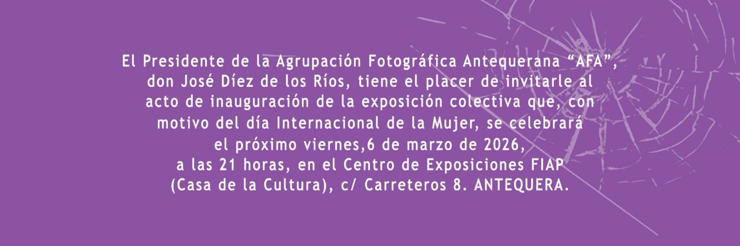 AFA Antequera FIAP exhibition center banner