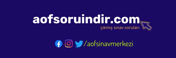 AÖF Sınav Merkezi Profile Banner