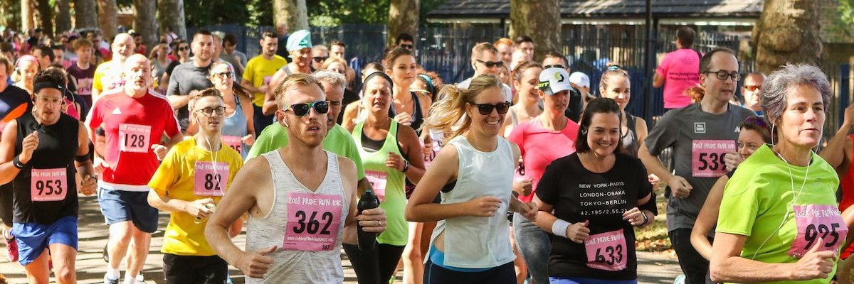 Pride Run 10K banner