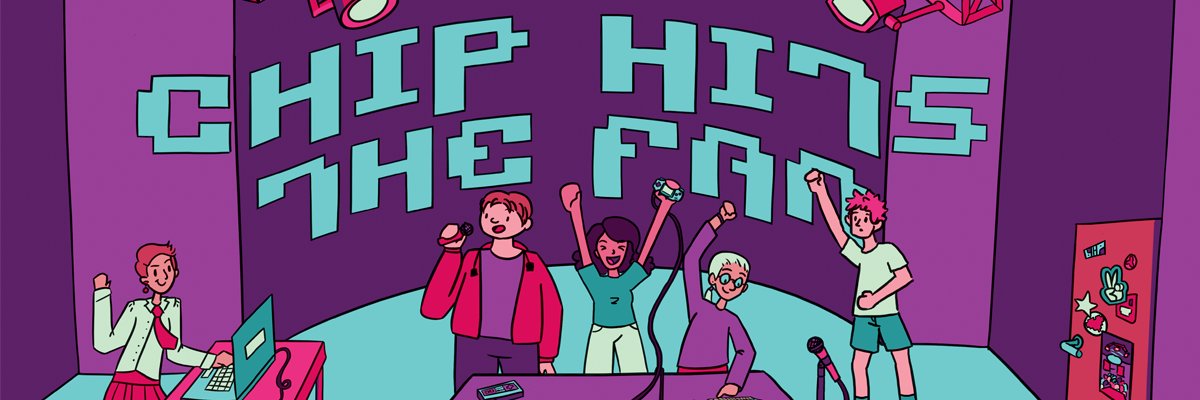 CHIP HITS THE FAN banner