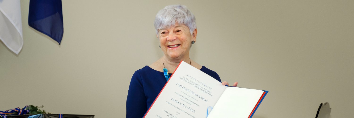 Lesley Page CBE banner