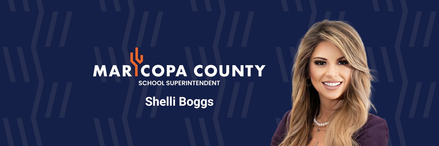 Maricopa County School Superintendent Shelli Boggs's banner