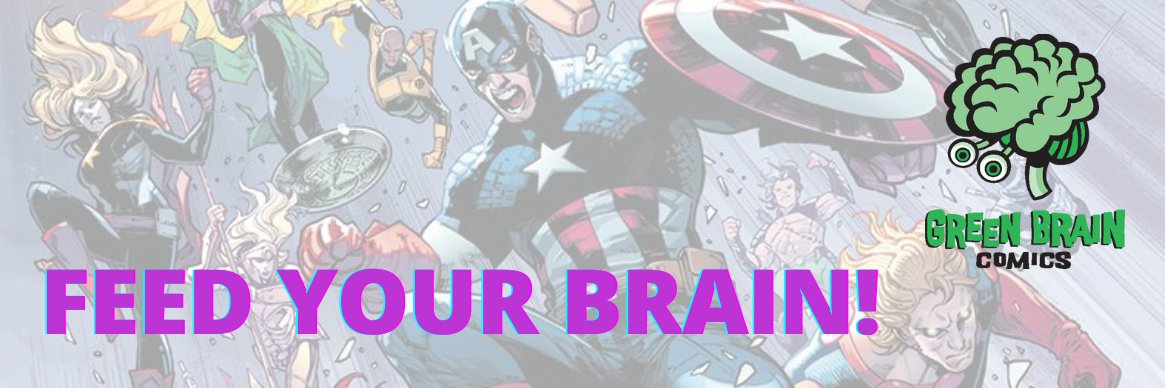 Green Brain Comics banner