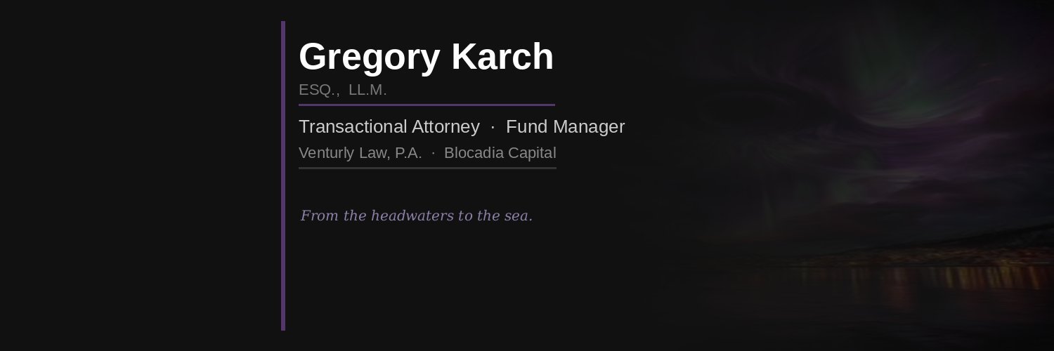 Greg Karch 🍊 banner