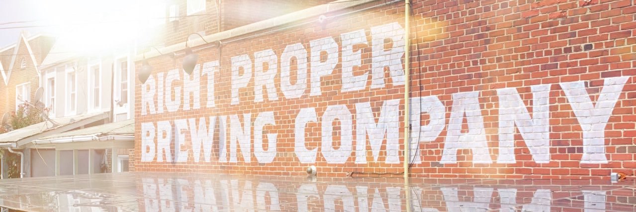 Right Proper Brewing banner