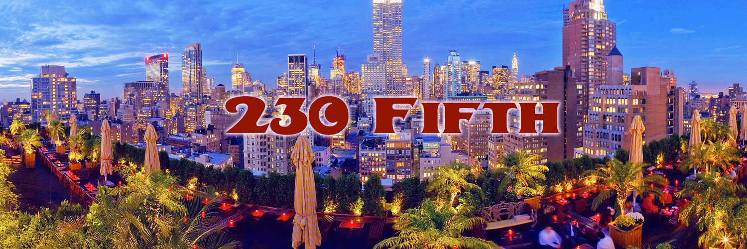 230 FIFTH Rooftop banner