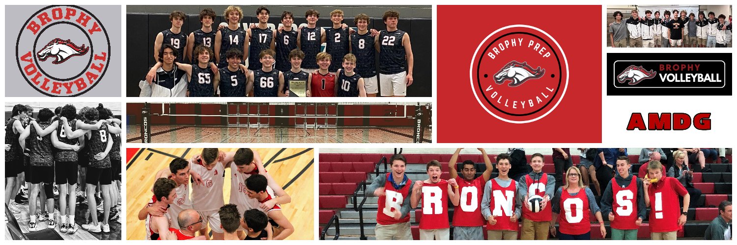 Brophy Volleyball banner