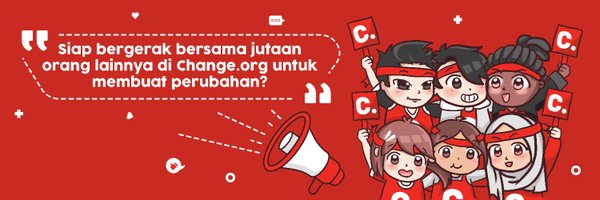 Change.org Indonesia Profile Banner