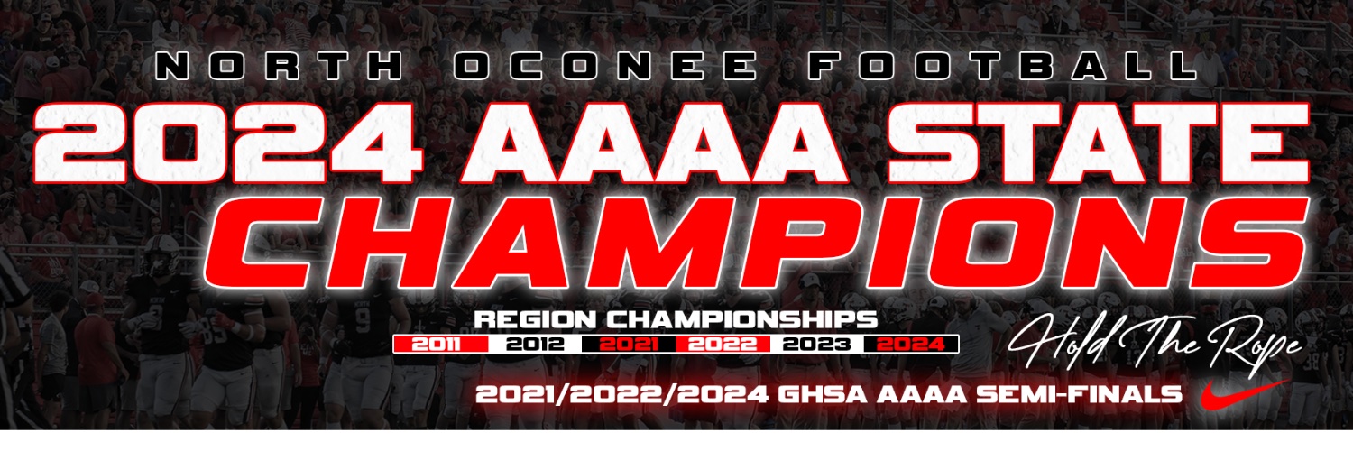 North Oconee Football's banner