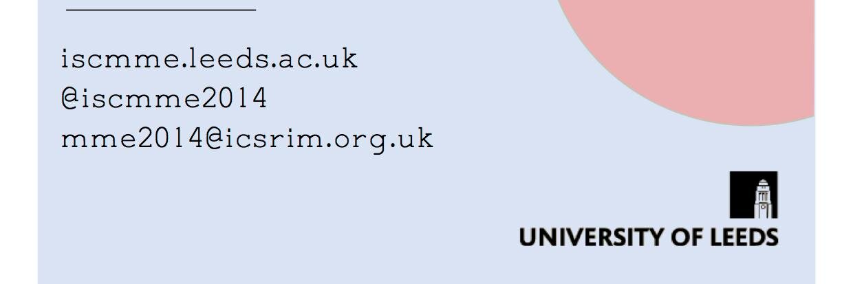 iscMME2015's profile banner image