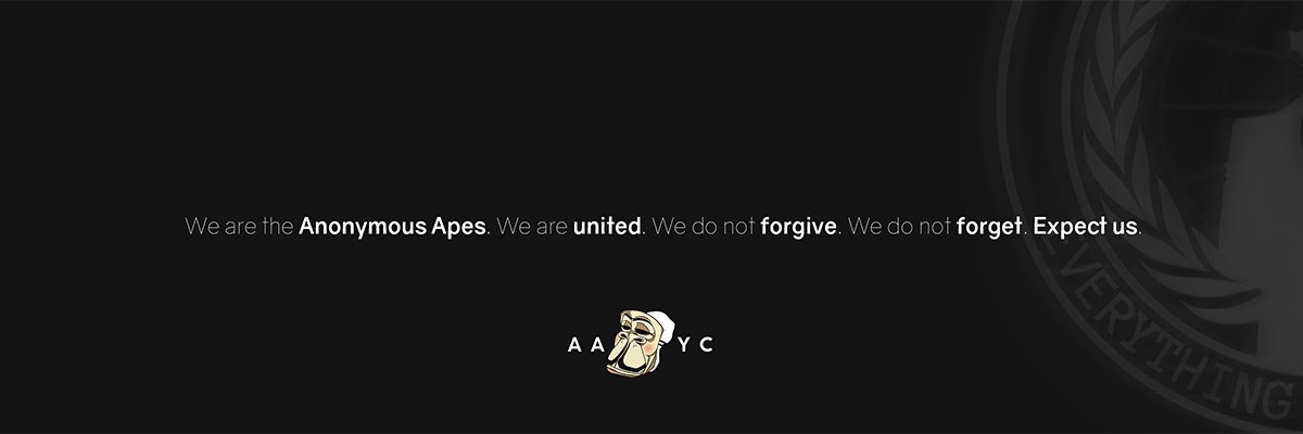 Anonymous Ape Yacht Club banner