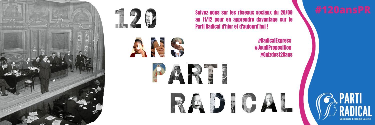 Parti Radical Paris XIV banner
