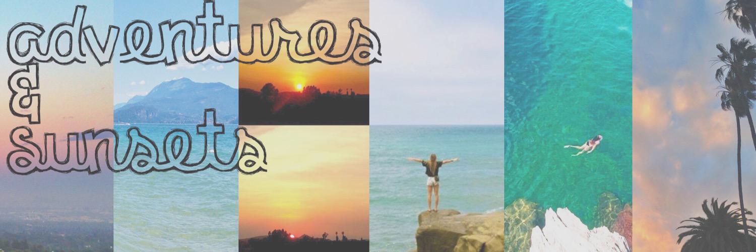 Kimmie Conner - Adventures & Sunsets Blog banner