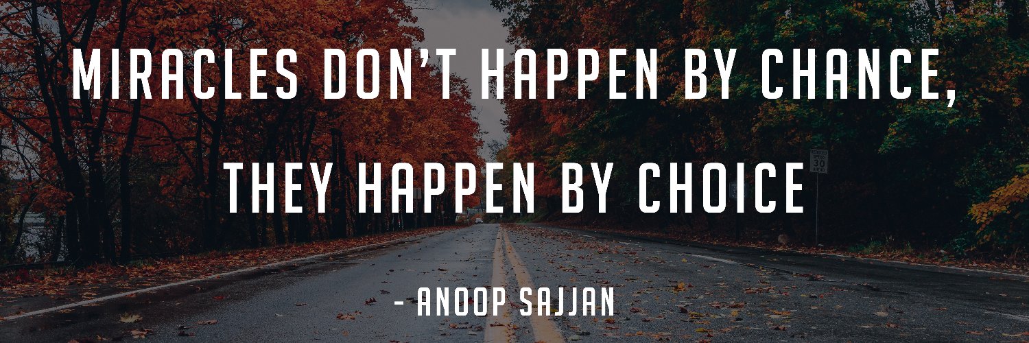 anoopsajjan's profile banner image