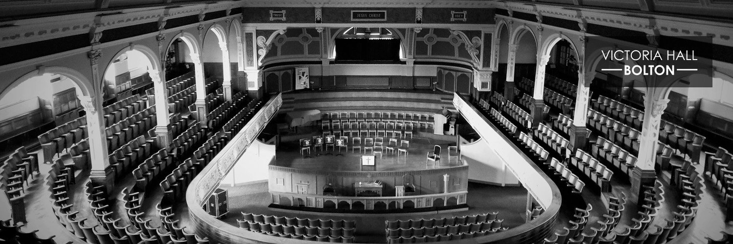 Victoria Hall, Bolton banner