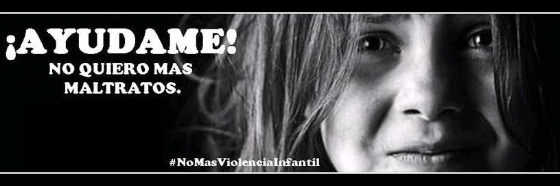 NO MAS CON L@S NIÑ@S banner