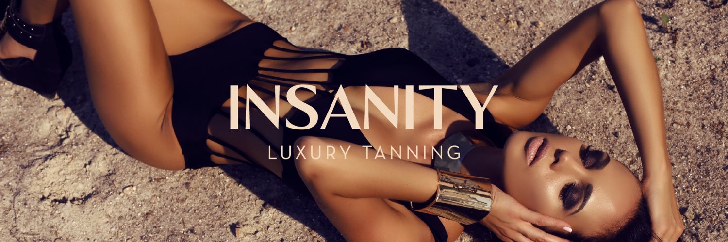Insanity Tan banner