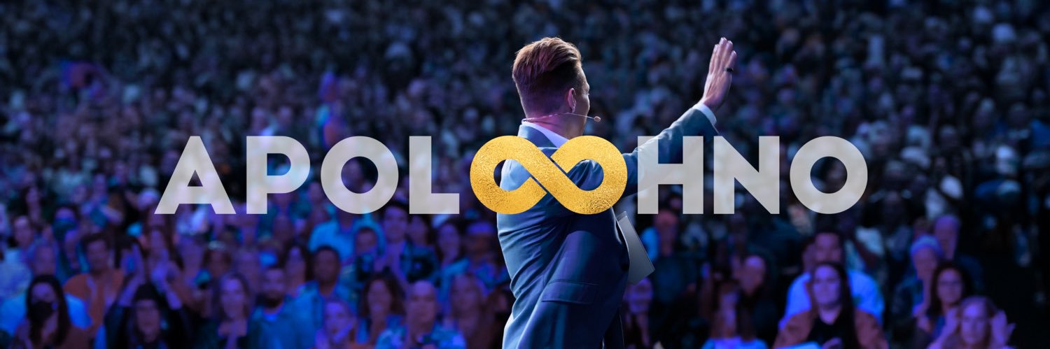 Apolo Anton Ohno's banner