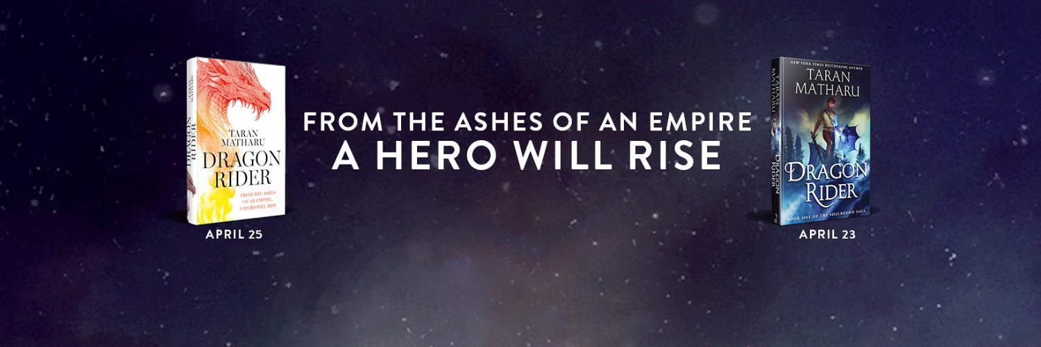 Taran Matharu - Dragon Rider (April 2024) banner