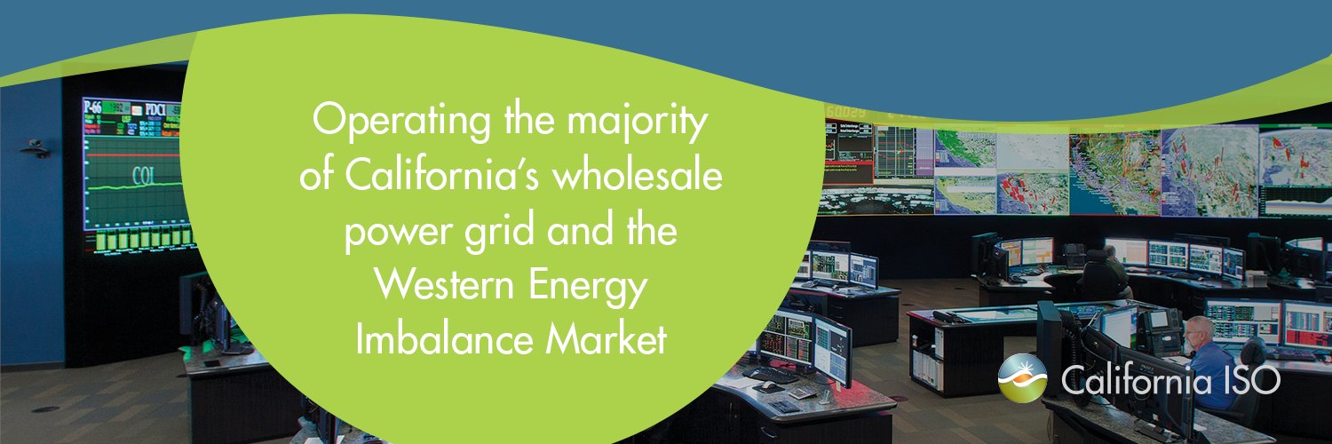 California ISO banner